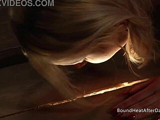 Voyeur Watches Submissive Lesbian Slave Finger Pussy And Ass While Bound Madame Licks To Orgasm