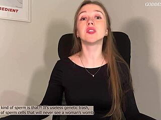 Goddess makes you taste your ruined orgasm rejection in the glass with CEI humiliation