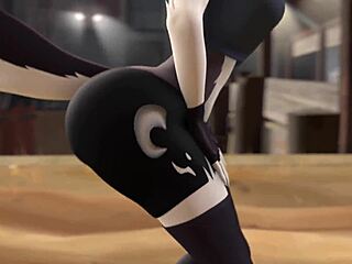 loona's bubble butt bounces in clothed furry pov outdoor romp