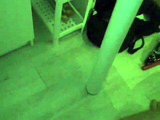 man eagerly sucks massive tranny cock close up