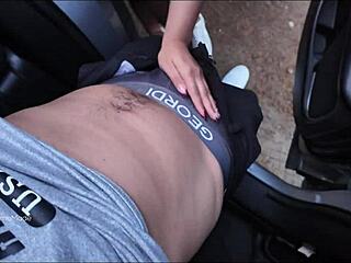 i spot a cute latina teen on the road and we dive into risky public anal quickie