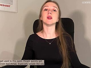 Goddess makes you taste your ruined orgasm rejection in the glass with CEI humiliation