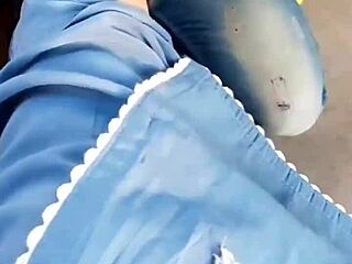 Slave worships teen mistress feet in jeans full humiliation video