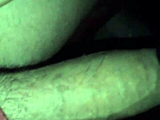 man eagerly sucks massive tranny cock close up