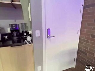 gave my juicy pussy to the hung guy from my building