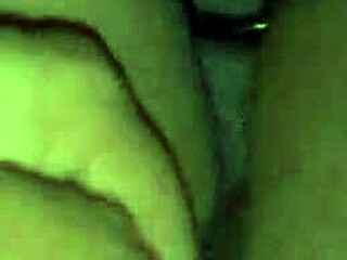 man eagerly sucks massive tranny cock close up