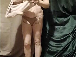 french slave flashes tits in city streets