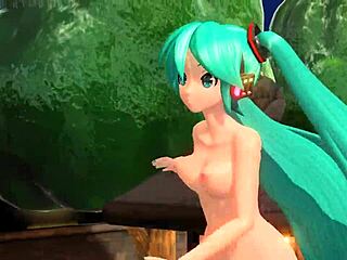 Hatsune Miku nude mod goddess shows big tits ass 😍🔥🍑