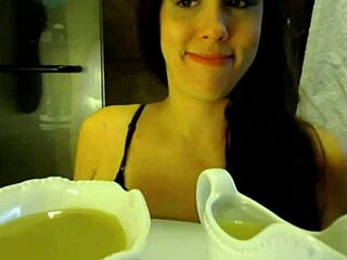 Gravy Train Explodes in the Shower! Wild Bathing Fuck Turns Steamy and Messy!