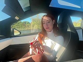 Taking best friend's girlfriend virginity with creamy car ride sex.