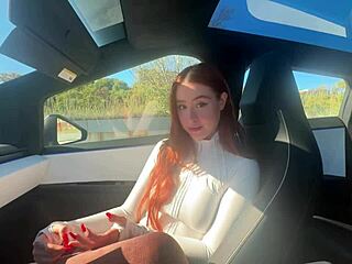 Taking best friend's girlfriend virginity with creamy car ride sex.