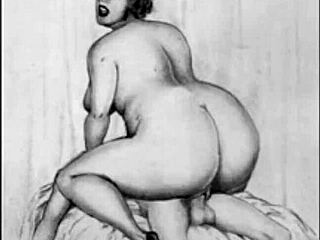 Vintage Erotic Drawings Hint At Naughty Secrets