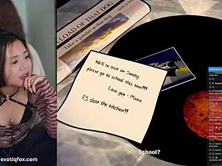 Exotiqfox Gooner Girl Masturbates to Meru Succubus