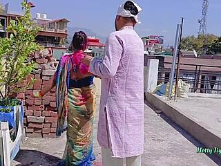 friends step sister spreads for outdoor holi xxx pounding not his wife