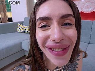 Oh fuck, this huge cock destroys my wet skinny asshole with rough face fucking, gagging, rimming, and foot fetish piss play!