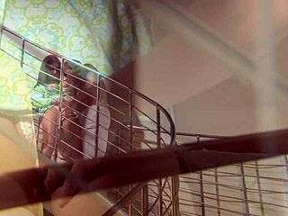 Brunette Slut Mom Rides Monster Cock Wildly