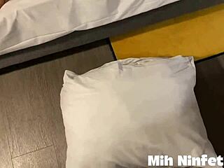Black stud's huge cock slams my ass and pussy hard before massive creampie explosion!