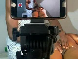 milf's sheer butter massage rubs clit through see-through pussy lips to orgasm