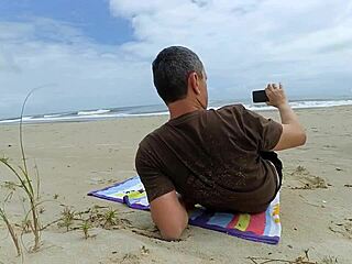 Milf's Big Ass Fails Stranger's Public Anal Cowgirl Ride!