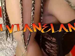 vivianelane's ebony ass web chat chaturbate show turns wild and intimate