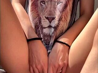 beautiful mexican latina masturbates dildo deep in wet pussy apartment solo toy play