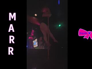Dakota Marr Stripper Teases Natural Tits Hairy Pussy Pole Dancing Nebraska Club