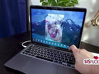 stepsis sky wonderland catches me stroking demands austin pierce pounding her big ass 👀🍑🔥