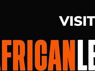 two horny african girlfriends reunite in shower fingering and licking each other wet