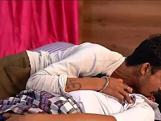 indian college teen fucks boyfriend hard in hotel room juices flowing