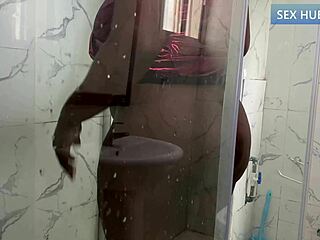 Oga's wife turns erotic with squirting pussy and big ass action