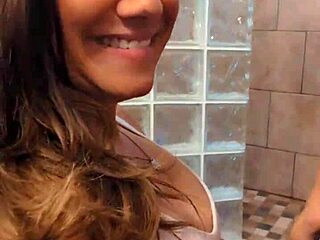 Savage Sarah's playful smile hides her intimate husband worship