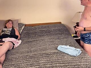 granny carmen angel slurps cock like retirement home slut pov close-up deepthroat