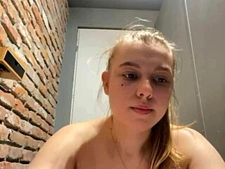 Horny Teen's Wet Pussy Fingers to Extreme Orgasm in Gym Close-Up