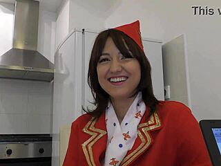 hey check out air hostess suzy rainbow's first time interracial pov with huge cock