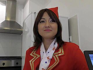 hey check out air hostess suzy rainbow's first time interracial pov with huge cock