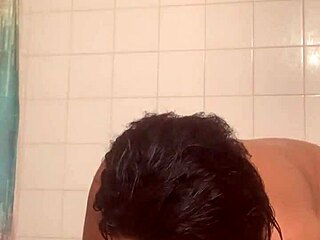 Fresh Face Fucks Herself Hard In Steamy Shower