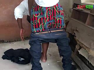 Pastor Inspects Ebony BBW Milf Leading to Church Doggystyle Creampie