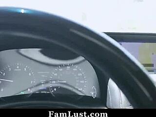 stepsister sneaks pounding sessions with stepbrother's thick cock