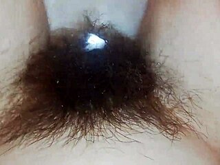 Underwater Peek at Super Hairy Bush Fetish