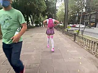 fucked that miniskirt exhibitionist whore hard