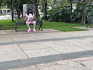 fucked that miniskirt exhibitionist whore hard