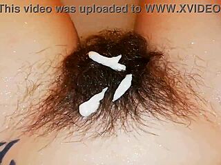 Underwater Peek at Super Hairy Bush Fetish