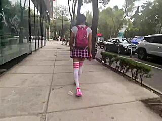 fucked that miniskirt exhibitionist whore hard