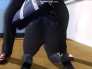 ph brunette sucks teacher cock in classroom game!