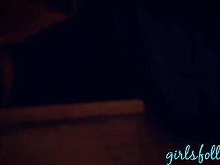 angela white sensually kisses fingering big tits pussy tribbing natural lesbian passion