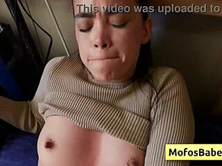 sexy horny brunette angelina moon craves dick and fucks gardener logan xander in van