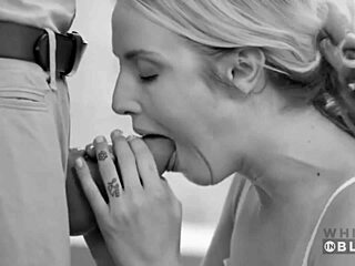 teen slurps cock deep to the weeknd's beats in ultimate blowjob rhythm