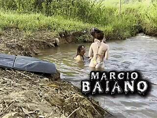 outdoor river sex gangbang two exotic babes eliane furacao lorrany take monster cocks creampies boobs bouncing