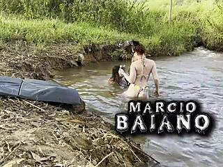 outdoor river sex gangbang two exotic babes eliane furacao lorrany take monster cocks creampies boobs bouncing