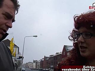 german curvy housewife picked up on street for outdoor sex
